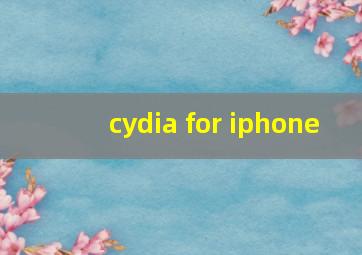 cydia for iphone